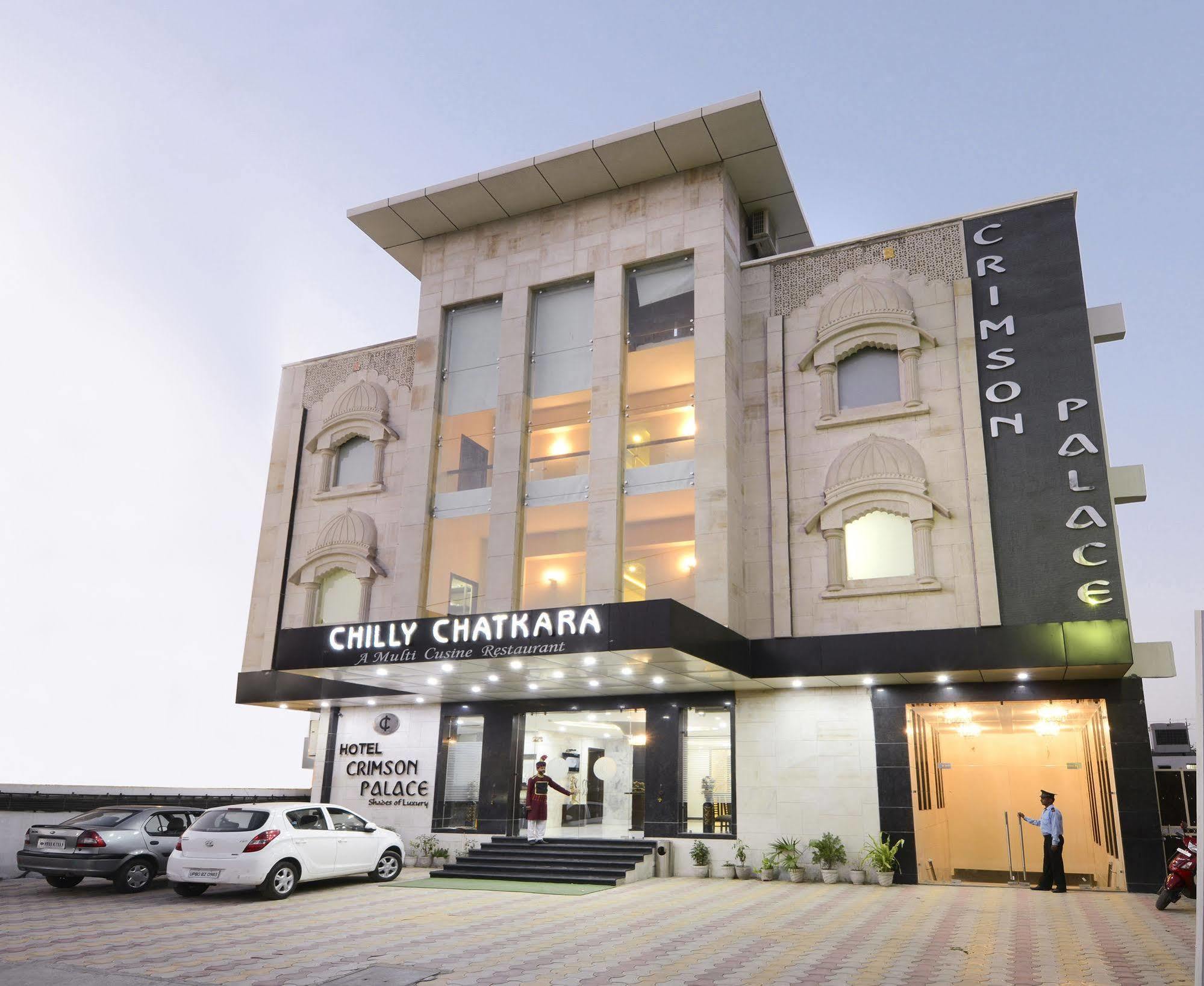 Hotel Crimson Palace Agra  Eksteriør billede